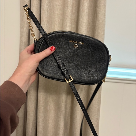 Michael Kors Black and Gold Crossbody Bag - Picture 9 of 9